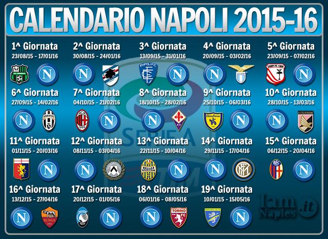 Serie A Calendario Napoli 2015 \/16