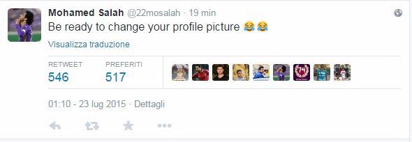 Tweet Salah